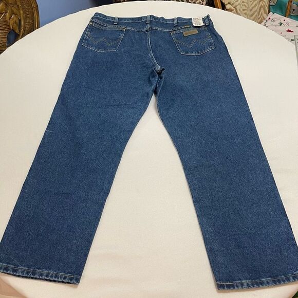 NWT Wrangler George Straight Cowboy Cut Relaxed Fit Denim Jeans Size 42 X 30 - Picture 8 of 10